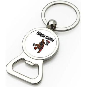Akyol - basketbal man met eigen naam flesopener - Basketbal - iemand die op basketbal zit - sport - bal - wedstrijdsport - verjaardag cadeau - kado - 9 bij 3 cm
