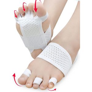 Ademende Teenseparator Stijltang - Verstelbare Hallux Valgus Bunion Corrector met Orthopedische Bunion Spalk .