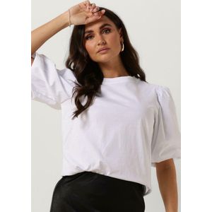 Notre-V Nv-dolf Puff Sleeve Top Tops & T-shirts Dames - Shirt - Wit - Maat L