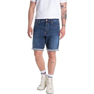 Replay Heren Short RBJ.981 SHORT tapered Blauw W 38 Volwassenen