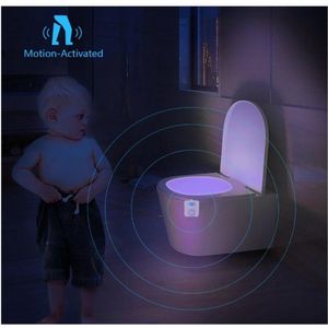 Toilet LED Licht - Toilet LED Lamp - Multicolor - WC led - Glow Toilet - Toilet LED Light - Bewegingssensor - WC Verlichting Met Sensor - WC Nachtlamp