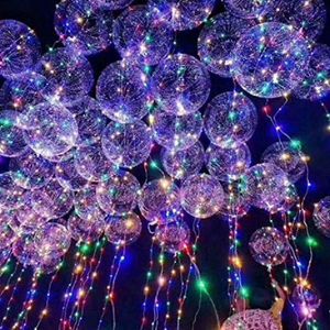 Verlichte LED ballon - 40 cm - 10 stuks