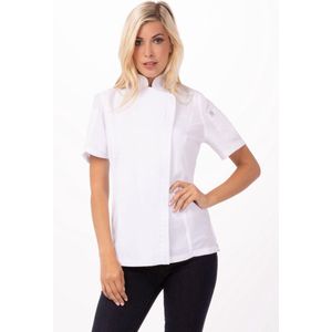 Chef Works Urban Dames Springfield Koksbuis met Rits | Wit - Maat XS