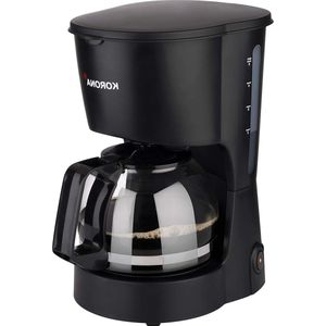 Koffiezetapparaat - zwart - filter - 5 kopjes - één kan - 600 watt
