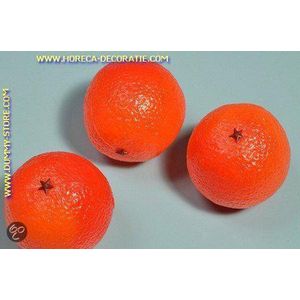 Sinaasappels, 3 stuks - � 75 mm - Fruitdummy