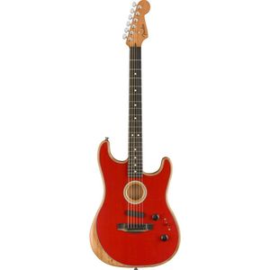 Fender AM Acoustasonic Stratocaster Dakota Red - Akoestische gitaar