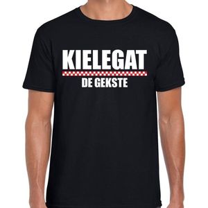 Carnaval t-shirt Kielegat de gekste voor heren - zwart - Breda - Carnavalsshirt / verkleedkleding L