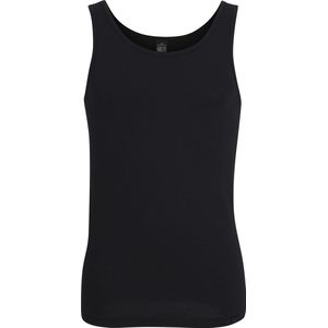 Gotzburg heren singlet slim fit 95/5 (1-pack) - heren onderhemd stretch katoen - zwart - Maat: M