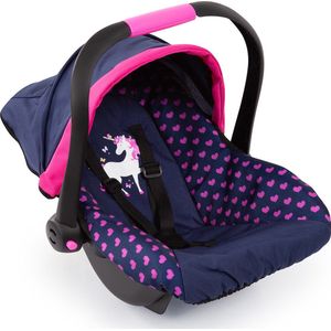 Bayer - Autostoeltje Deluxe Car Seat voor poppen - Blauw en Roze (67954AA)