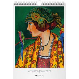 Kalender Geschilderde Vrouw