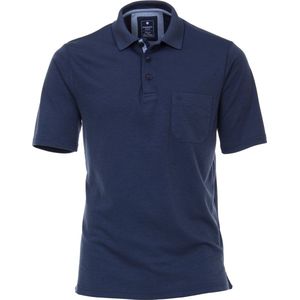 Redmond regular fit poloshirt - jeansblauw melange - Maat: XXL