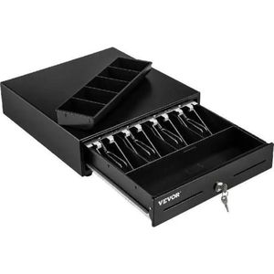 Botec Kassa Lade – geldkistje - kassa - Compacte, Veilige en Efficiënte Geldbeheer oplossing - 33,6 cm