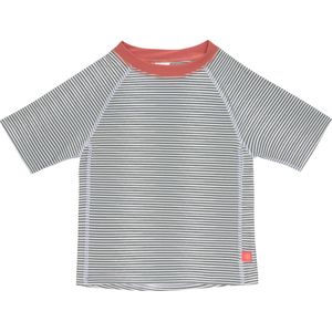 Lässig Splash & Fun Short Sleeve Rashguard - Striped coral 18 months