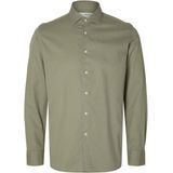 Selected - Heren Overhemden Regbond Regular Fit Overhemd Vetiver - Groen - Maat XL