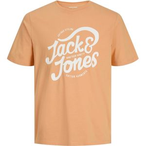 Jack & Jones Heren T-Shirt JJLINO 4-Pack regular fit Veelkleurig S Ronde Hals Volwassenen Opdruk Print Shirts