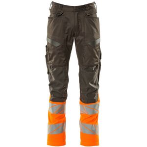Mascot Accelerate Safe Broek met kniezakken 19679-236 - donkerantraciet/hi-vis oranje