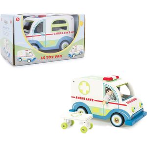 Le Toy Van Speelset Auto's Ambulance set - Hout