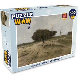 Puzzel Heide bij Laren - Anton Mauve - Legpuzzel - Puzzel 500 stukjes
