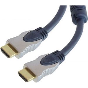 sp-PROFESSIONAL - 1 m - HDMI Type A (Standard) - HDMI Type A (Standard) - Blue,Chrome