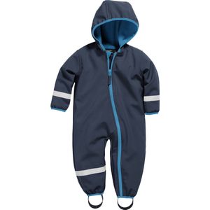Playshoes - Softshell Overall voor baby's en peuters - Donkerblauw - maat 86cm