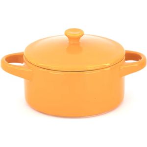 Berndes Ramekin - Oranje pan - keramische ovenschaal / pannetje - 10 x 7 cm