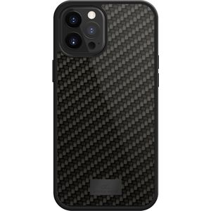 Black Rock Protective Real Carbon Cover for Apple iPhone 12 Pro Max Black