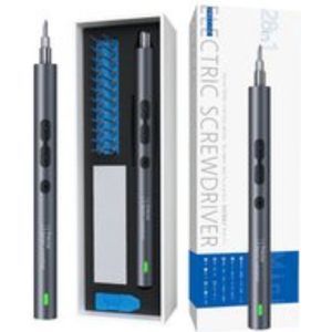 Pocket Schroevendraaier – Oplaadbaar – Complete Set – Met 28 Bits