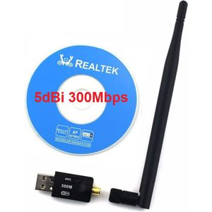 USB Wireless Network Card WiFi LAN Adapter 300 Mbps