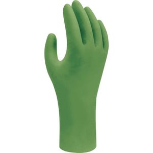 Showa  Wegwerp handschoen -  Bio-nitril - Poeder en Latex vrij- 100 stuks - Maat 2 x XL  - Groen 6110PF