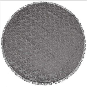 Tuintafelkleed Foam Unique Outdoor 160cm rond Antraciet