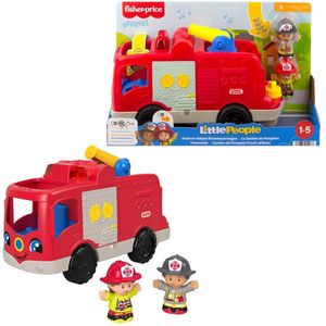 Fisher-Price Little People Grote Brandweerauto - Speelset