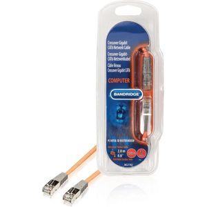 Bandridge BCL7702 - Netwerkkabel - RJ45 - 2 m - Oranje