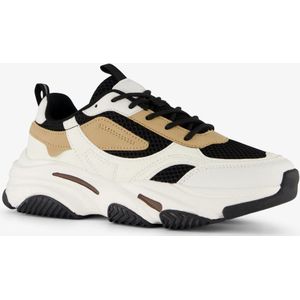 Blue Box dames dad sneaker wit zwart - Maat 40