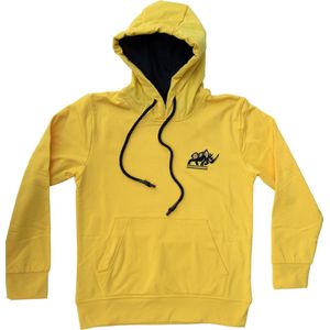 KAET - hoodie - unisex - Geel - maat - 11/12 - 152 - outdoor - sportief - trui met capuchon - zacht gevoerd