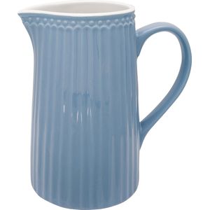 GreenGate Schenkkan / Waterkan Alice Nordic Sky blauw (1 liter) H 17.6 cm