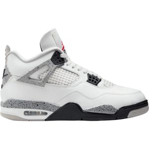 Jordan - Air 4 Retro OG - Sportschoenen - Wit - Leer - Cement Accenten