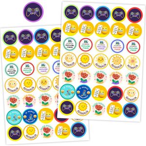 Weekplanner Stickers voor Kinderen - Beloningsstickers - Planner Stickers - To Do Stickers - Stickers voor Jongens - Stickers voor Meisjes - Beloningskalender Stickers - Motivatie Stickers - Topkwaliteit Stickers