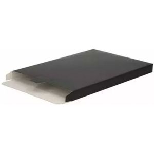 Brievenbusdoos - mat zwart A4+ | 35 x 25 x 2,8 cm | Verpakkingsdozen | Feestverpakking | Verpakkingsmateriaal | Brievenbusdoosjes | Zwart