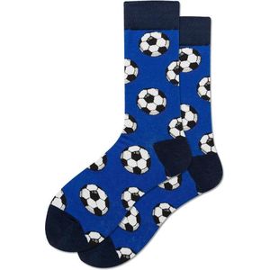 Winkrs - Sokken met ballen - 1 paar Sport voetbal sokken met voetbalprint - Heren maat 41 tot 46