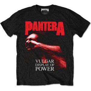 Pantera - Red Vulgar Heren T-shirt - L - Zwart