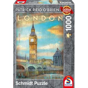 Schmidt City of Londen, 1000 stukjes - Puzzel - 12+