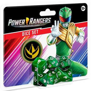 Power Rangers: RPG Dice Set Green - Dobbelstenenset - Renegade Game Studios