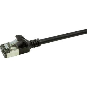 CAT6a U/FTP Ultraflex, 100% koper, zwart, 1.5M - Netwerkkabel - Computerkabel - Kabel