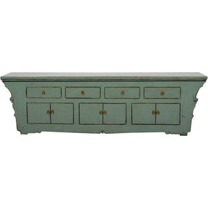 Fine Asianliving Antiek Chinees Tv-meubel Mint Glanzend B206xD42xH60cm Chinese Meubels Oosterse Kast
