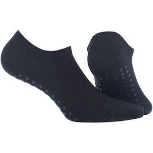 Topsocks yoga footies met anti-slip kleur: zwart maat: 35-38