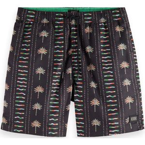 Scotch & Soda Mid Length Swim Short All Over Print Heren Zwembroek - Maat M