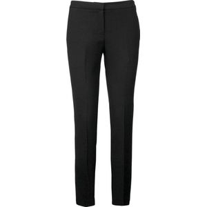 Broek Dames XS Kariban Black 64% Polyester, 34% Viscose, 2% Elasthan