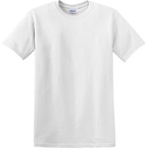 Gildan 5000 Heavy Cotton T-Shirt - Wit - S - 3-Pack
