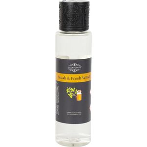 Scentchips® Musk & Freshwood - Geurolie Voor Aromadiffuser - Geurolie Voor Oliebrander - Etherische Olie - Essentiele Olie - Etherische Olien - 200ml