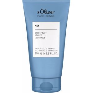 S.OLIVER - Pure Sense Man Showergel - 150 ml - Heren douchegel